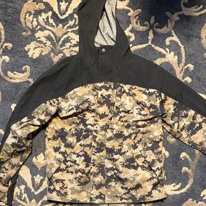 Carhartt Camouflage Hooded Jacket Adult S